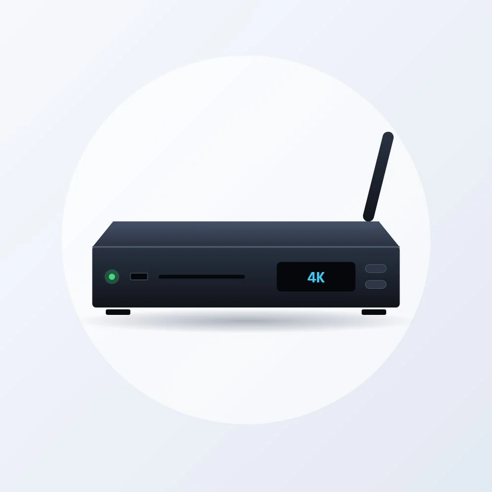 4K Android Satellite Receiver with Wi-Fi