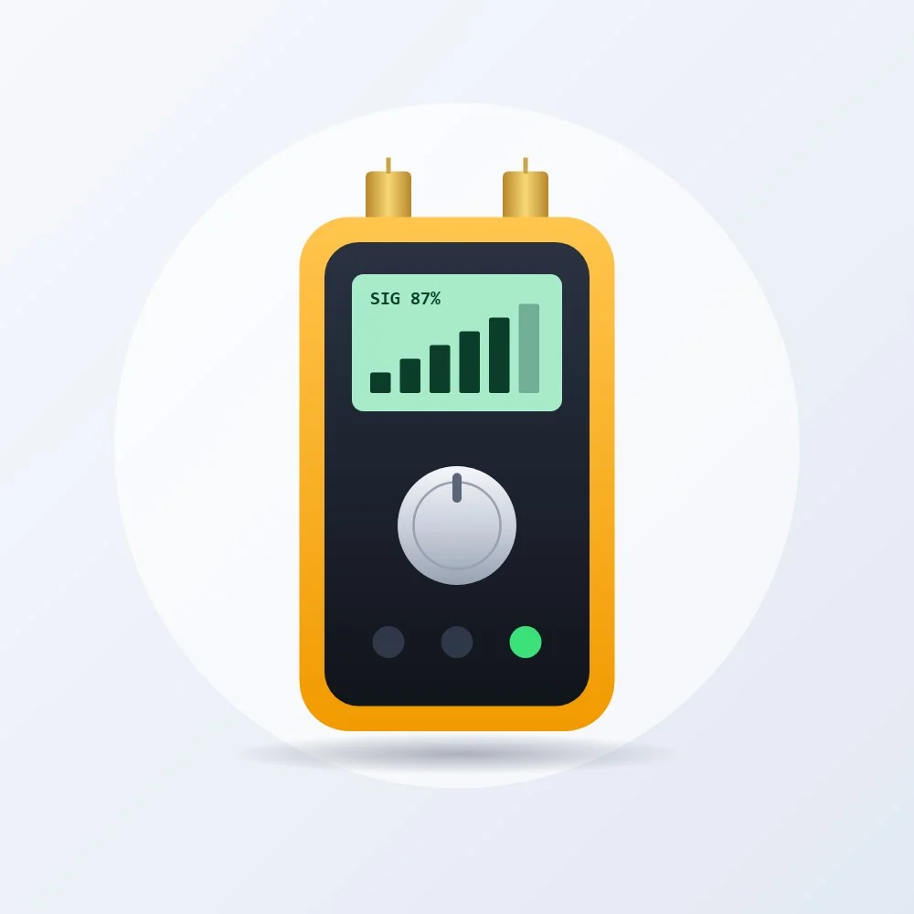 Digital Satellite Finder Meter